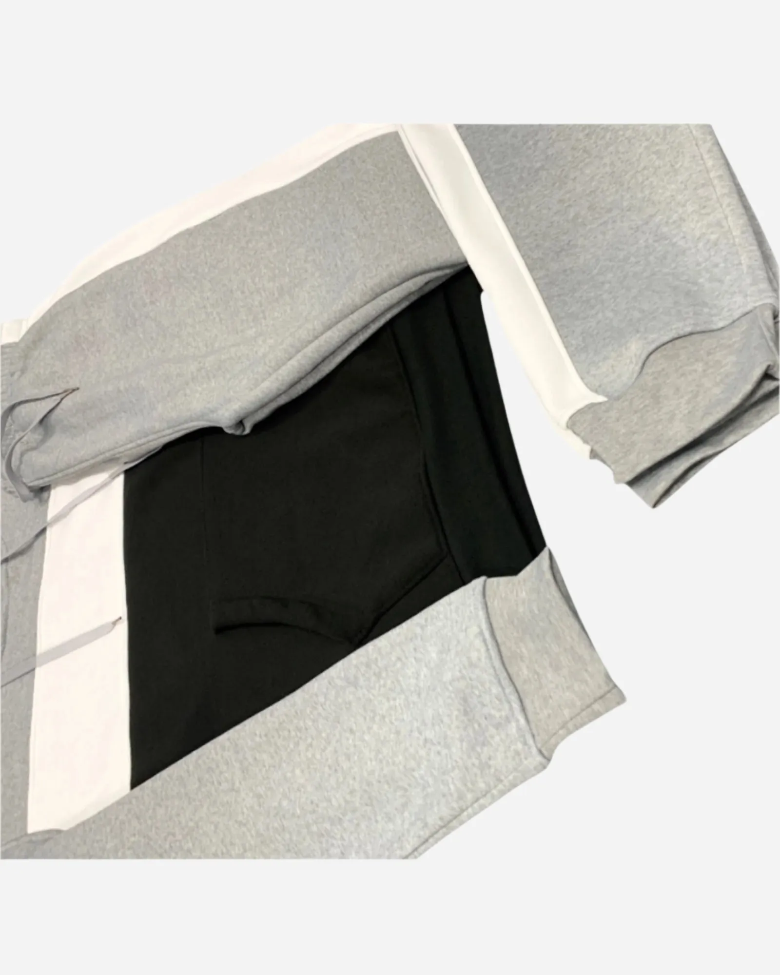 Men’s 2-piece Winter Fleece Sweatsuit Pullover Hoodie & Jogger Sweatpants