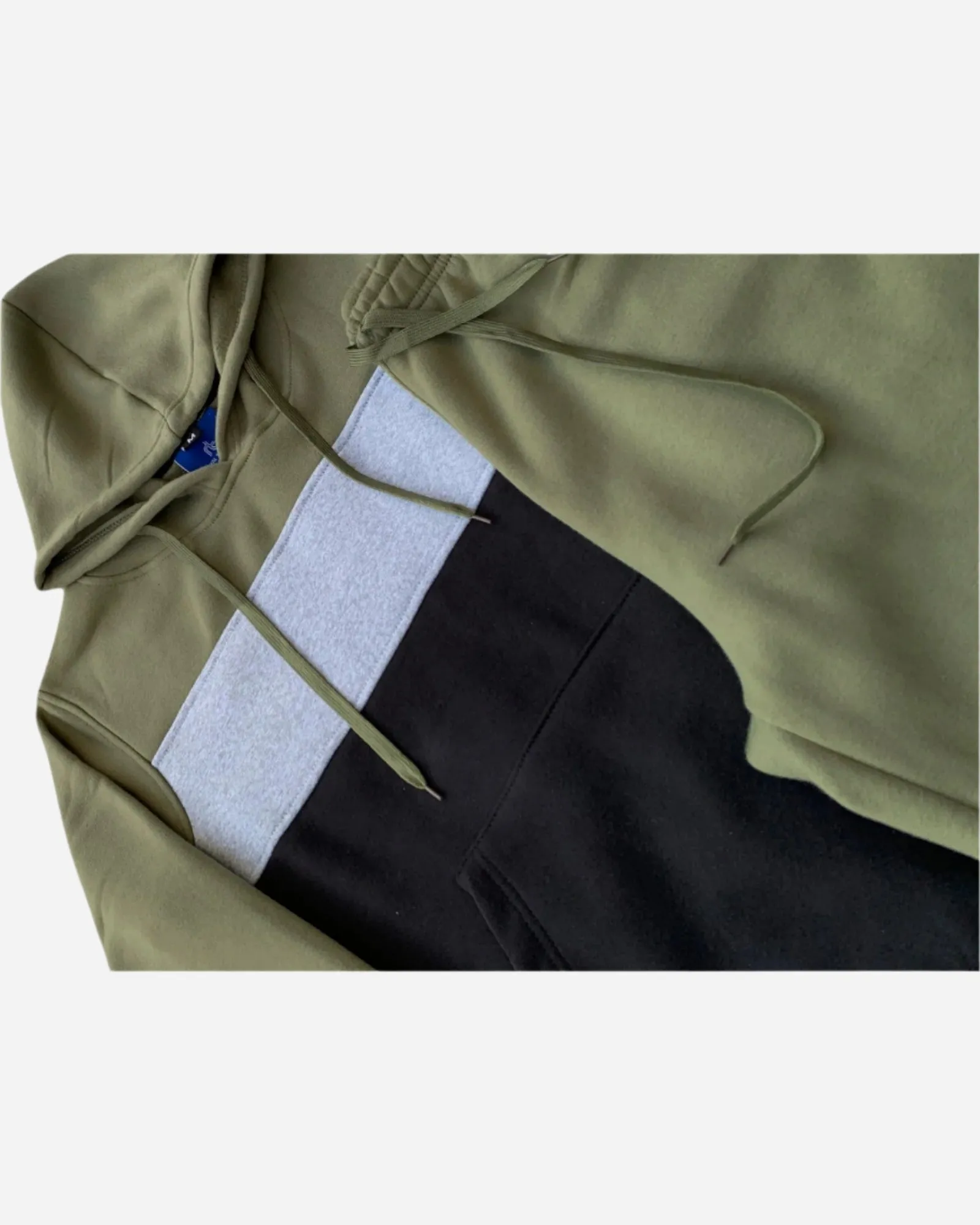 Men’s 2-piece Winter Fleece Sweatsuit Pullover Hoodie & Jogger Sweatpants