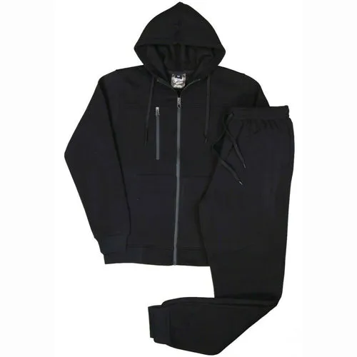 Men's Jogger Tech Suit Fleece Sweatsuit S M L XL 2X 3X 4X 5X Running Gym Jogging