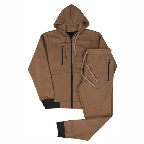 Men's Jogger Tech Suit Fleece Sweatsuit S M L XL 2X 3X 4X 5X Running Gym Jogging