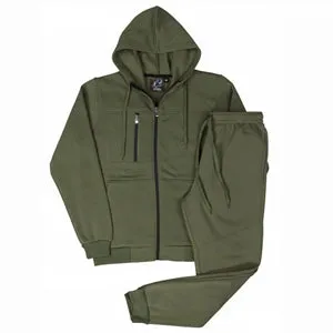 Men's Jogger Tech Suit Fleece Sweatsuit S M L XL 2X 3X 4X 5X Running Gym Jogging