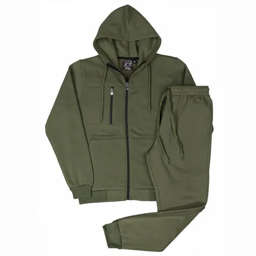 Men's Jogger Tech Suit Fleece Sweatsuit S M L XL 2X 3X 4X 5X Running Gym Jogging