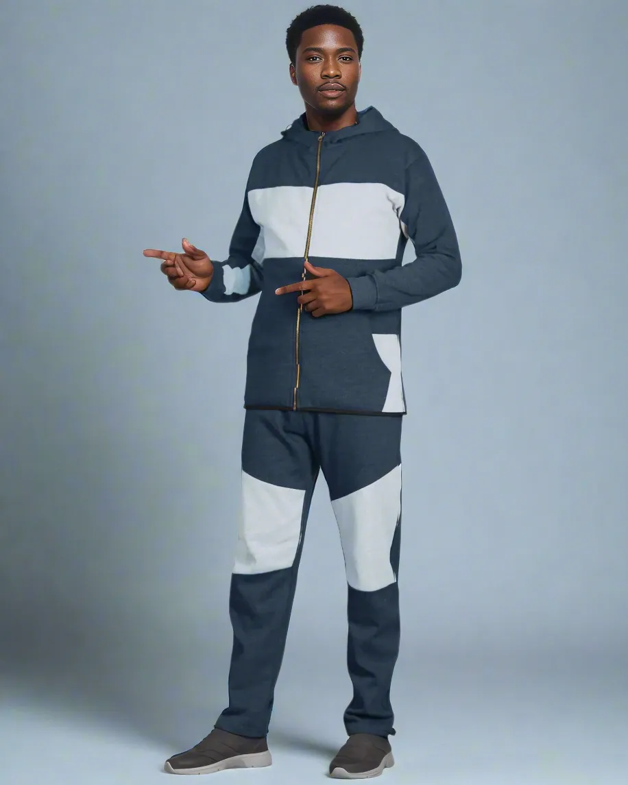 Men’s Stylish Fleece Fashion hoodie Jogging Suit with matching pant
