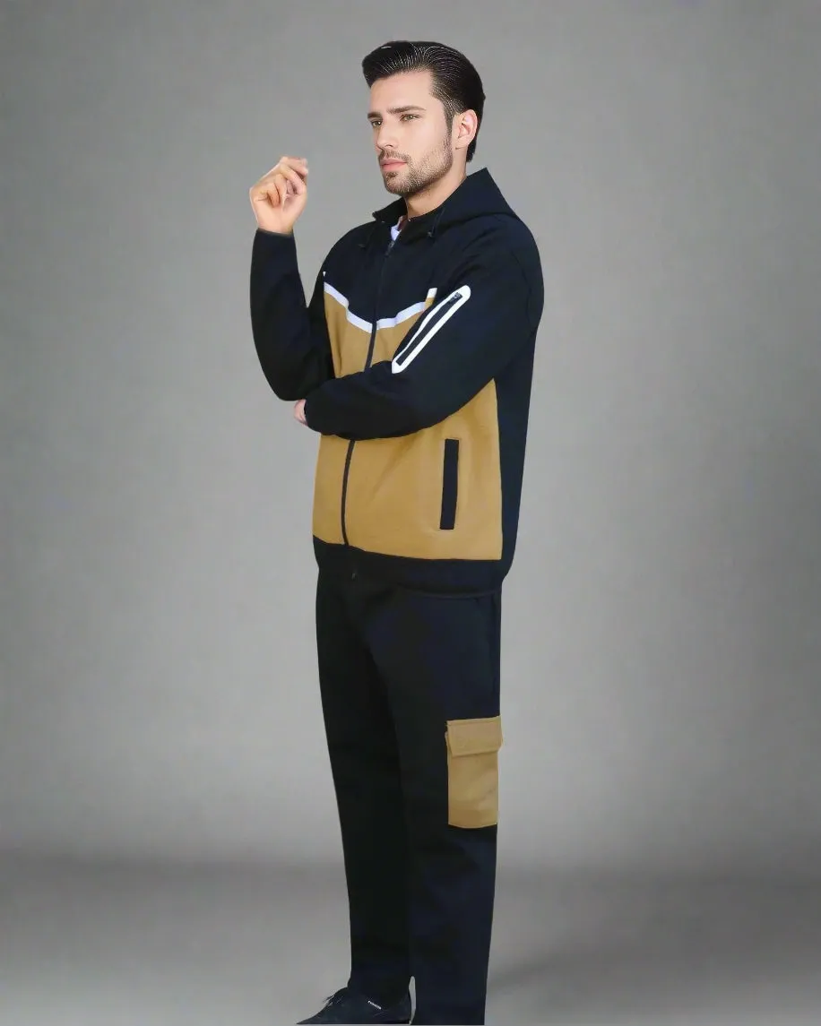 Men’s Sweatsuit Tech Fleece Heavy Duty Sweatpants & Sweat Jacket