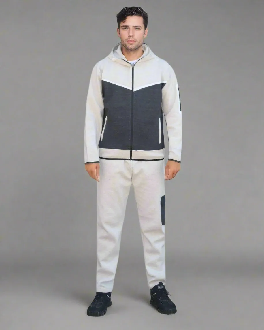 Men’s Sweatsuit Tech Fleece Heavy Duty Sweatpants & Sweat Jacket