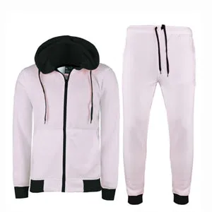 MEN'S WINTER WARM JACKET TOP & BOTTOM COTTON TEXTURE SUITS SML UPTO 4XL