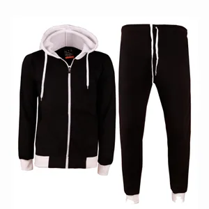 MEN'S WINTER WARM JACKET TOP & BOTTOM COTTON TEXTURE SUITS SML UPTO 4XL