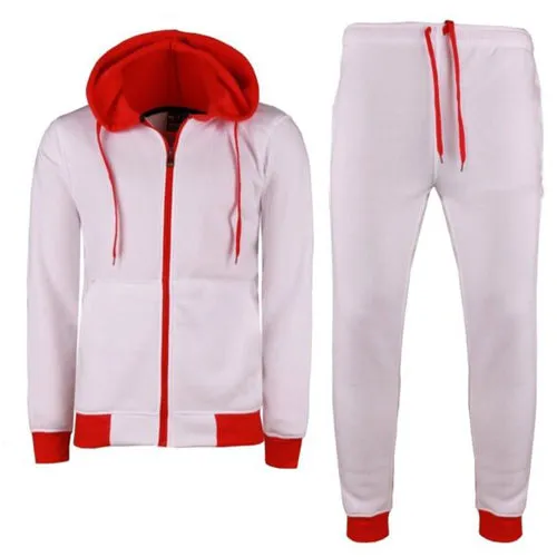 MEN'S WINTER WARM JACKET TOP & BOTTOM COTTON TEXTURE SUITS SML UPTO 4XL
