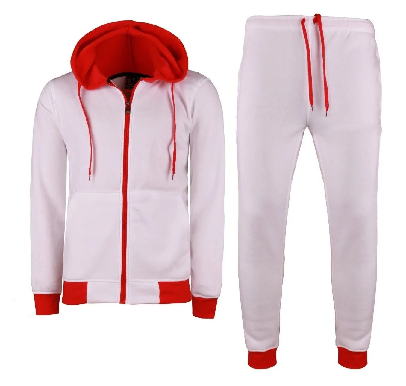 MEN'S WINTER WARM JACKET TOP & BOTTOM COTTON TEXTURE SUITS SML UPTO 4XL