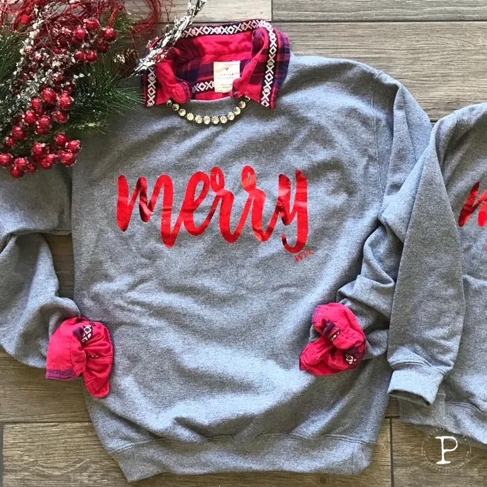 Merry Glitter Sweatshirt