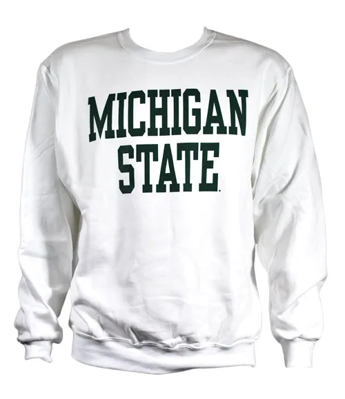 Michigan State University Spartans Block Design Crewneck (BEST BUY)