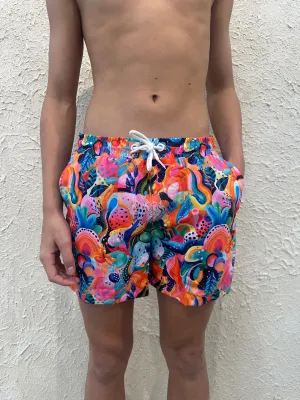 Mini Hank Board Shorts - Fruity Seabed