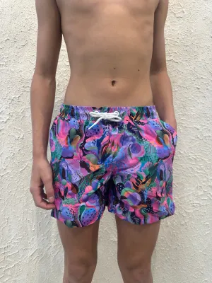 Mini Hank Board Shorts - Marine Fiesta