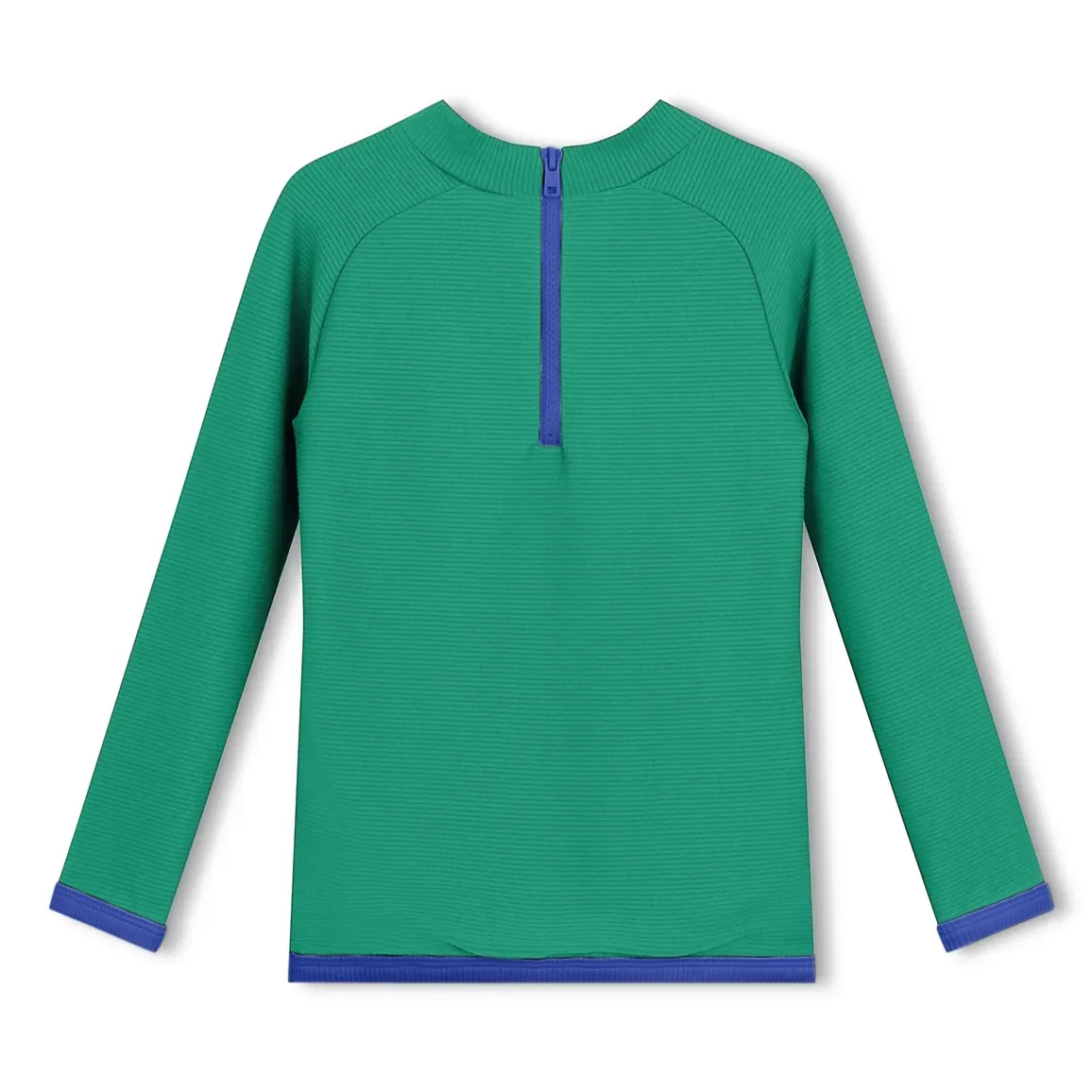 Mini Rib L/Slv Rashie Top - Emerald