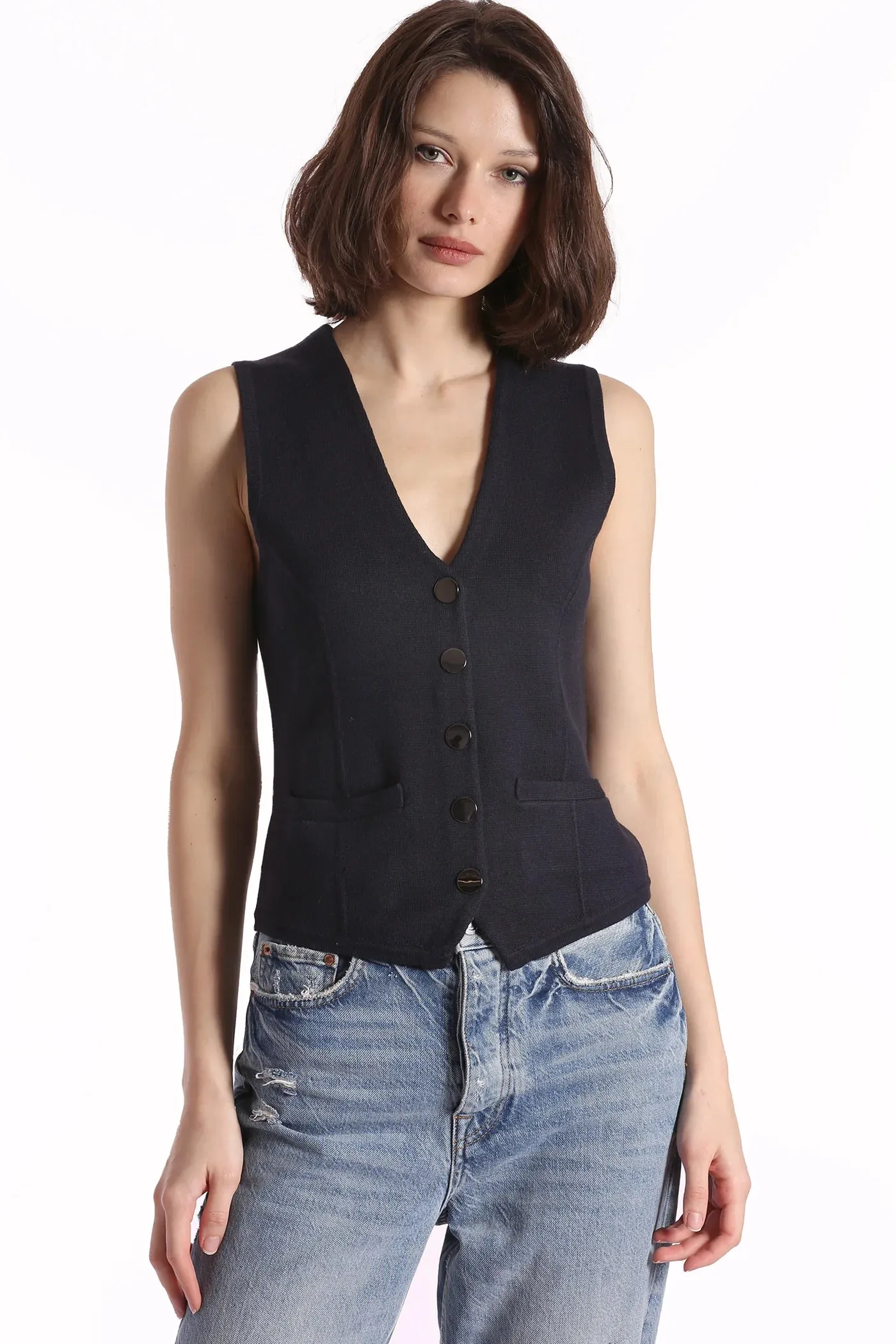 Minnie Rose Vest With Snaps