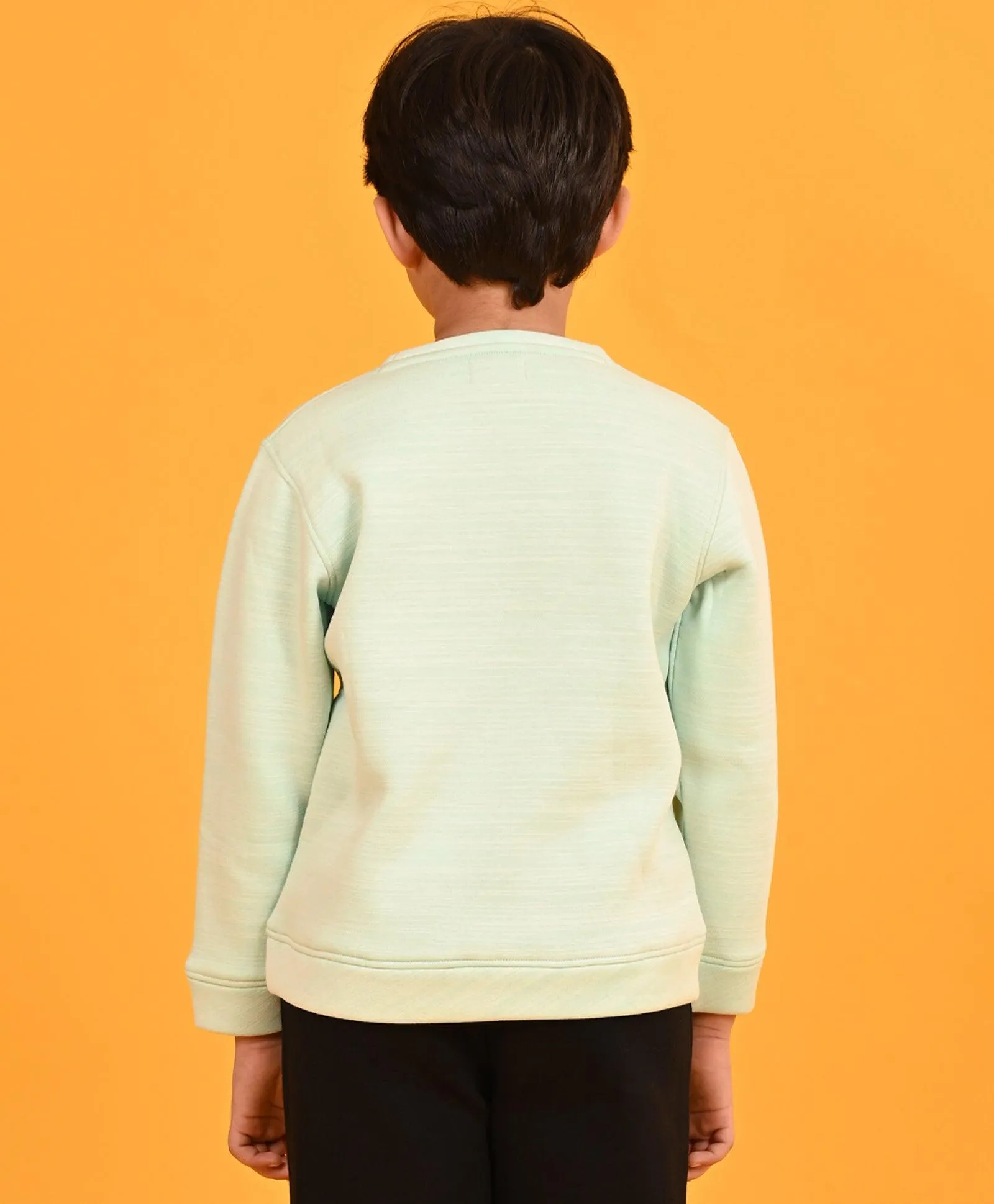 MONACO CAR FLEECE BOYS SWEATSHIRT - AQUA