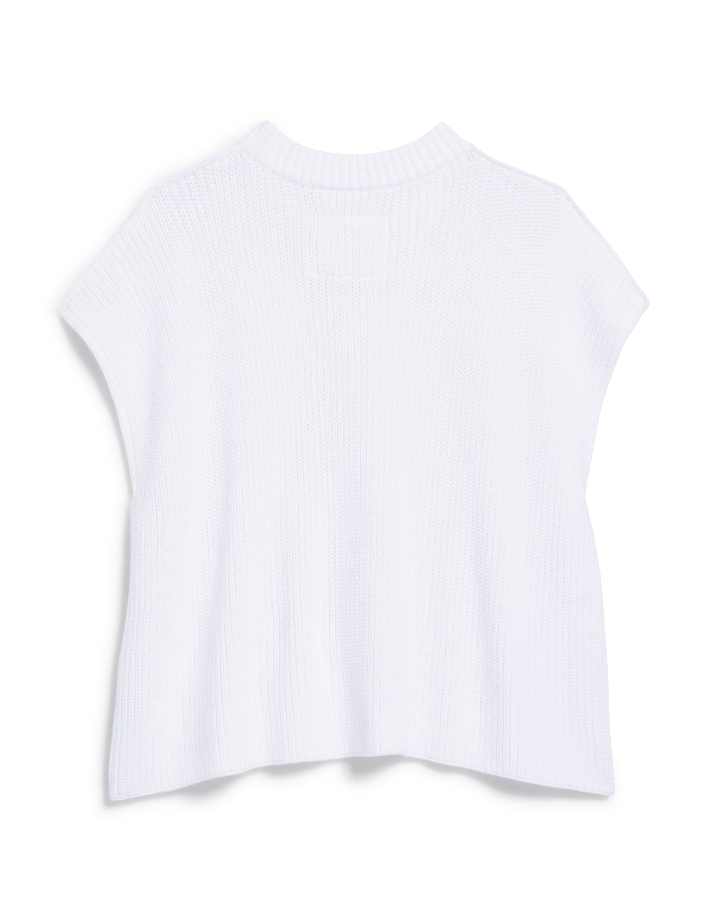 MONTECITO VEST White, Pure Italian Cotton