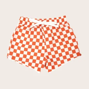 Naples Checkered Swim Shorts