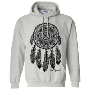 Native American Dreamcatcher Free Spirit Black Sweatshirt Hoodie