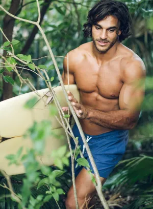 NAVY - Swim Trunks