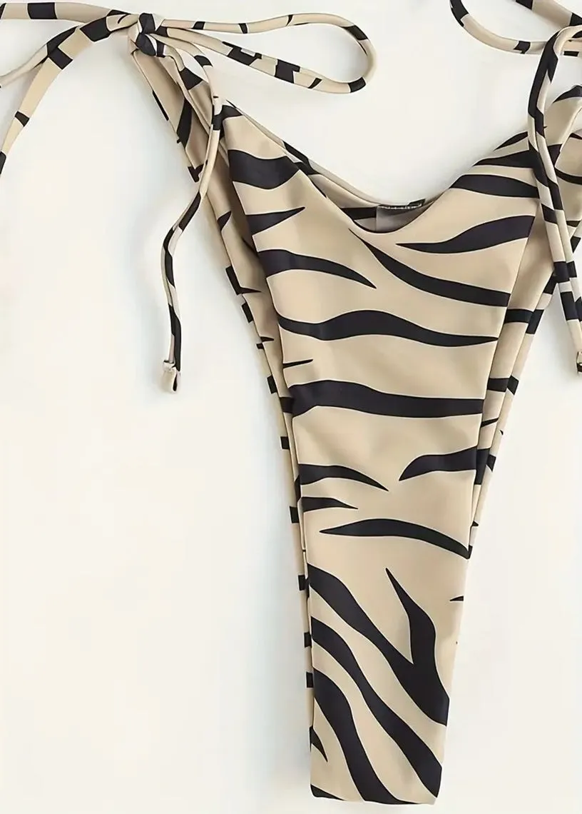 Neriah Zebra Print Bikini Set