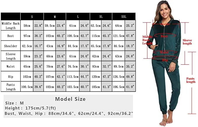 New Abollria Women Long Sleeve Zipper Jacket and Pants Set Tracksuit in Pink, Sz L!