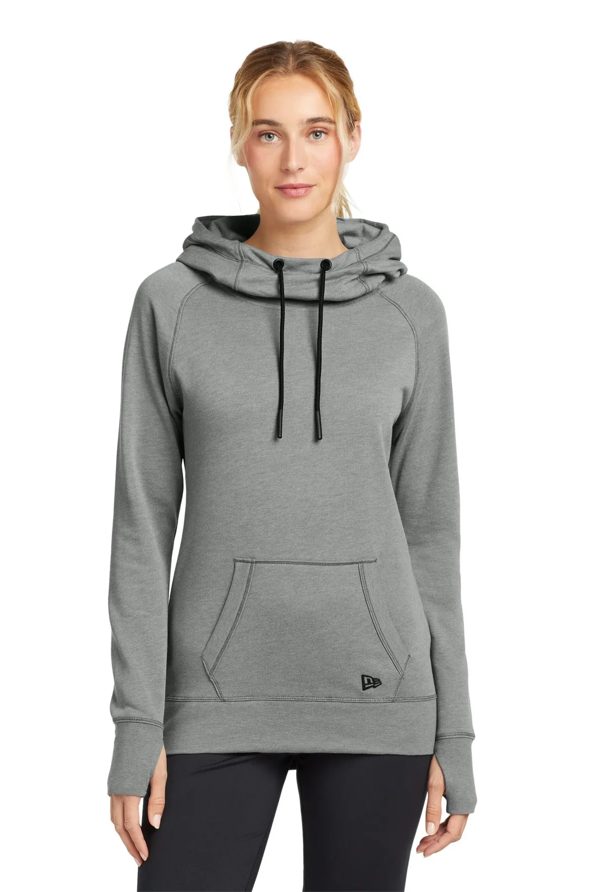 New Era  ®  Women's Tri-Blend Fleece Pullover Hoodie. LNEA510 Plus Size