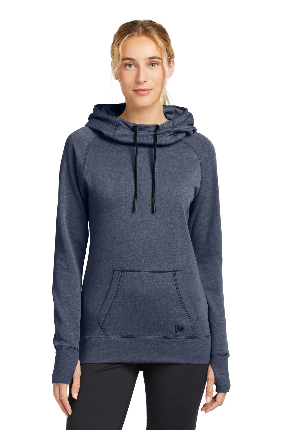 New Era  ®  Women's Tri-Blend Fleece Pullover Hoodie. LNEA510 Plus Size