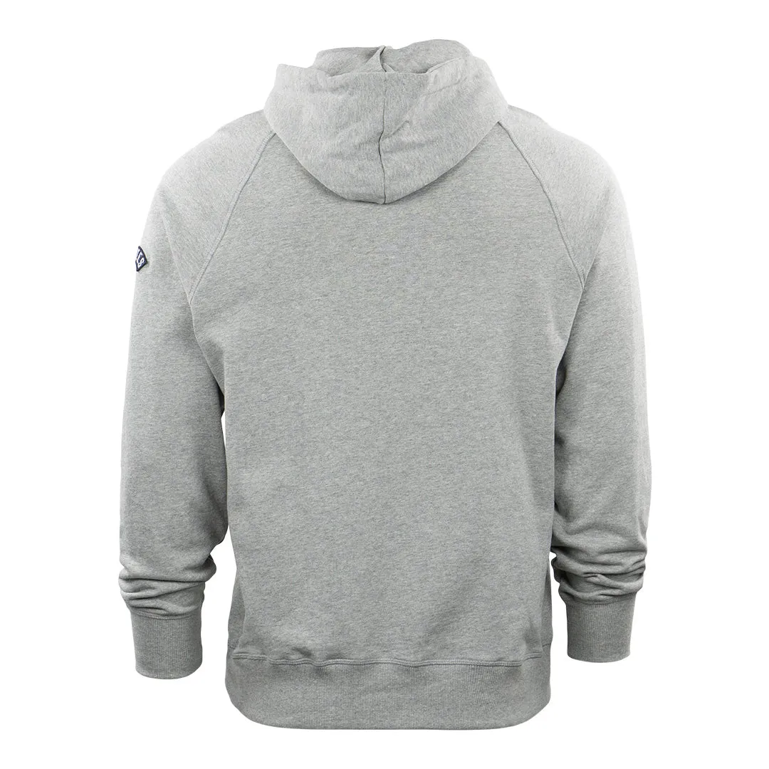 New York Black Yankees French Terry Script Hooded Sweatshirt - Gray