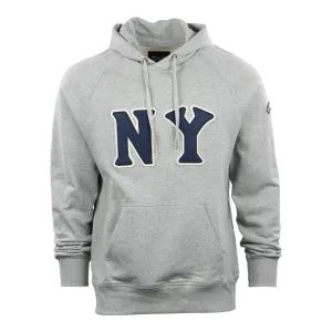 New York Black Yankees French Terry Script Hooded Sweatshirt - Gray