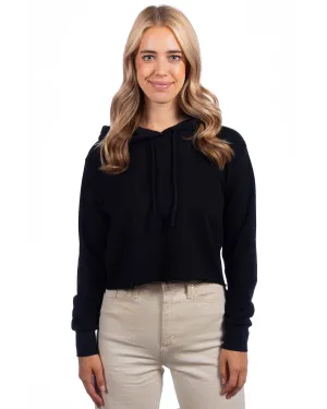 Next Level Apparel Ladies Cropped Pullover Hooded Sweatshirt