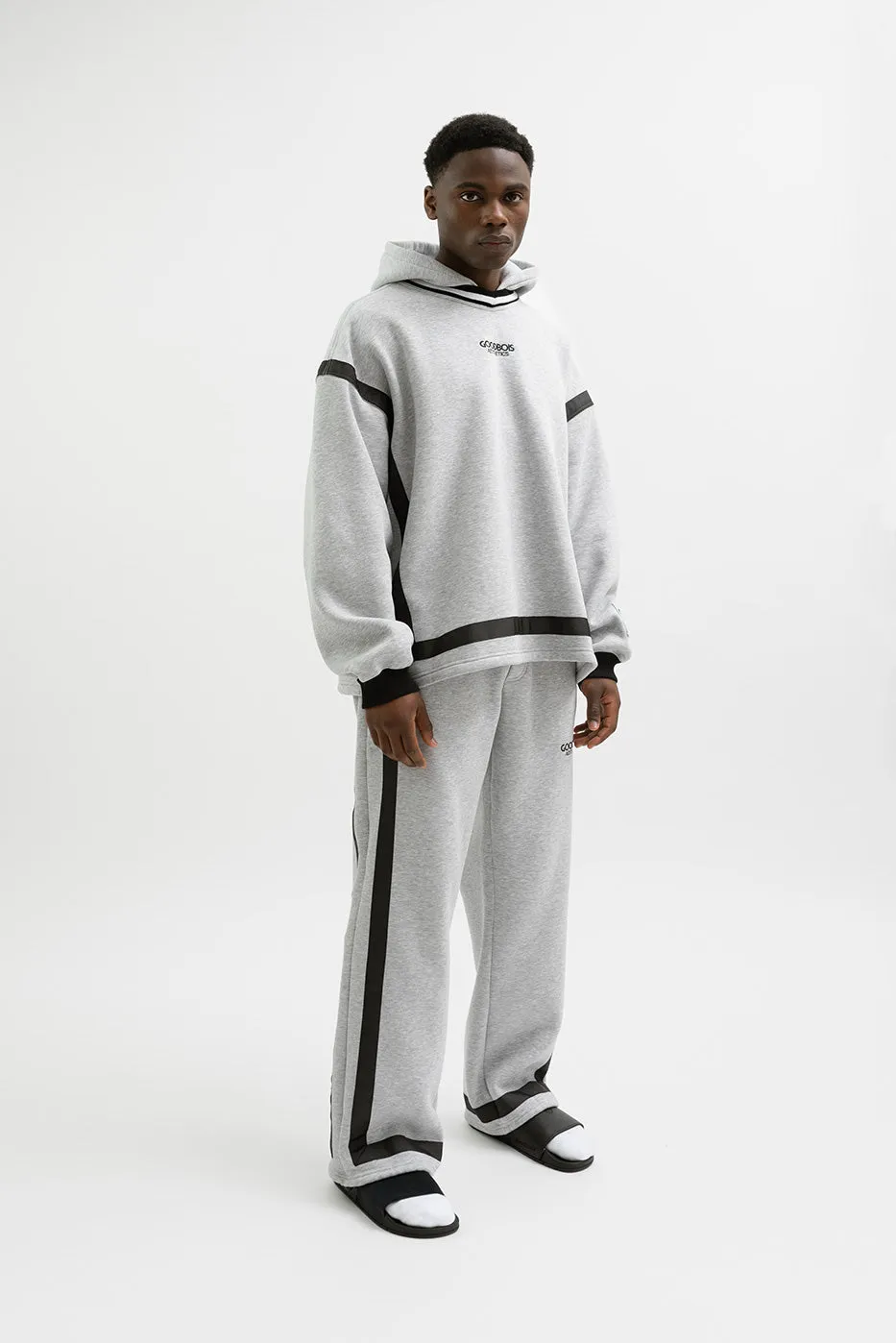 NIGHTLINER WIDELEG SWEATPANTS GRY