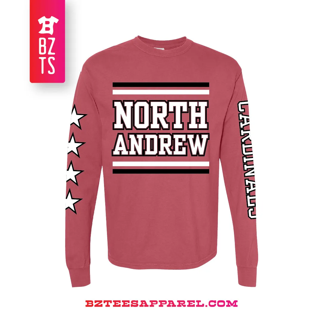 North Andrew Long Sleeve (Tee or Sweatshirt)