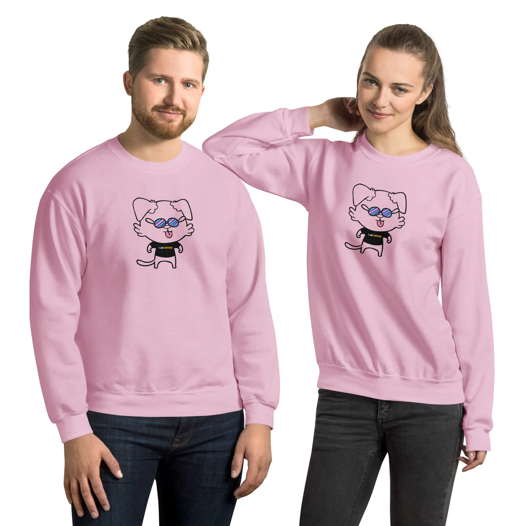 NOT THE LITTLE GUY Collection Mascot Sweatshirt from I Am Enough Collection