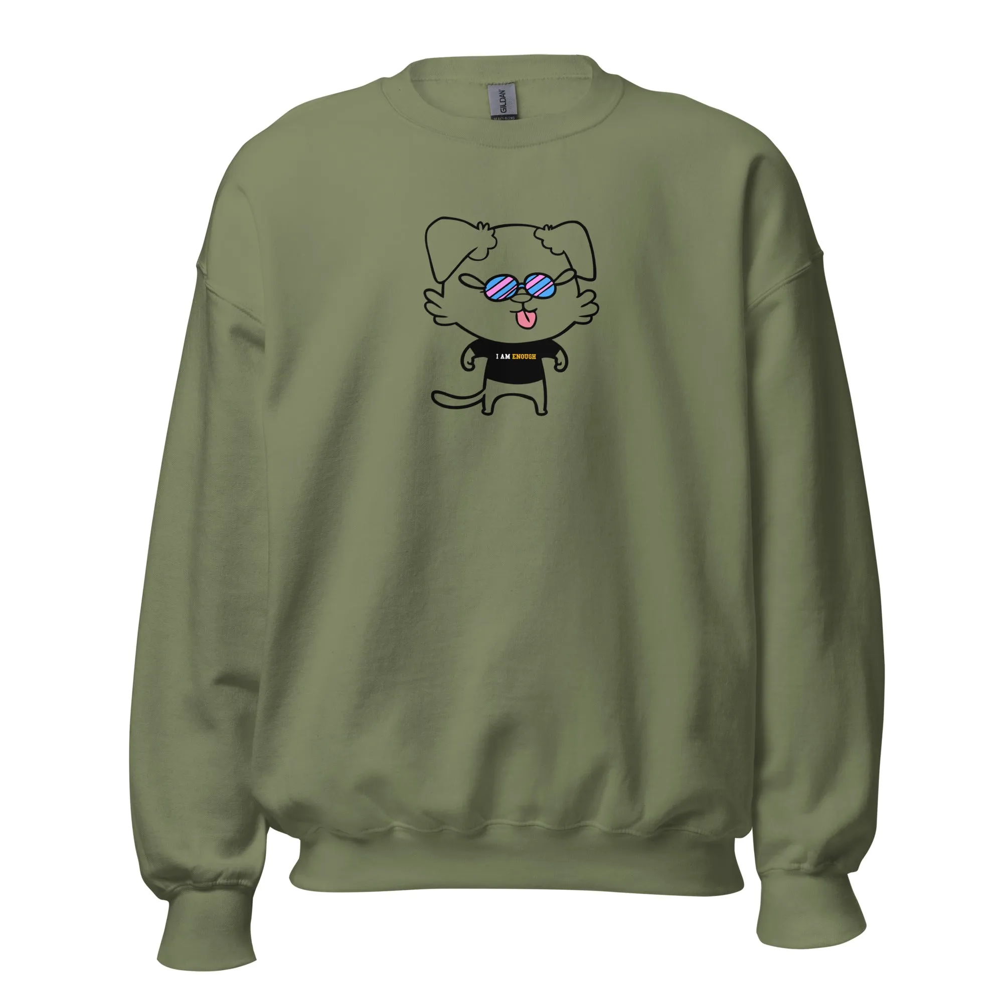 NOT THE LITTLE GUY Collection Mascot Sweatshirt from I Am Enough Collection