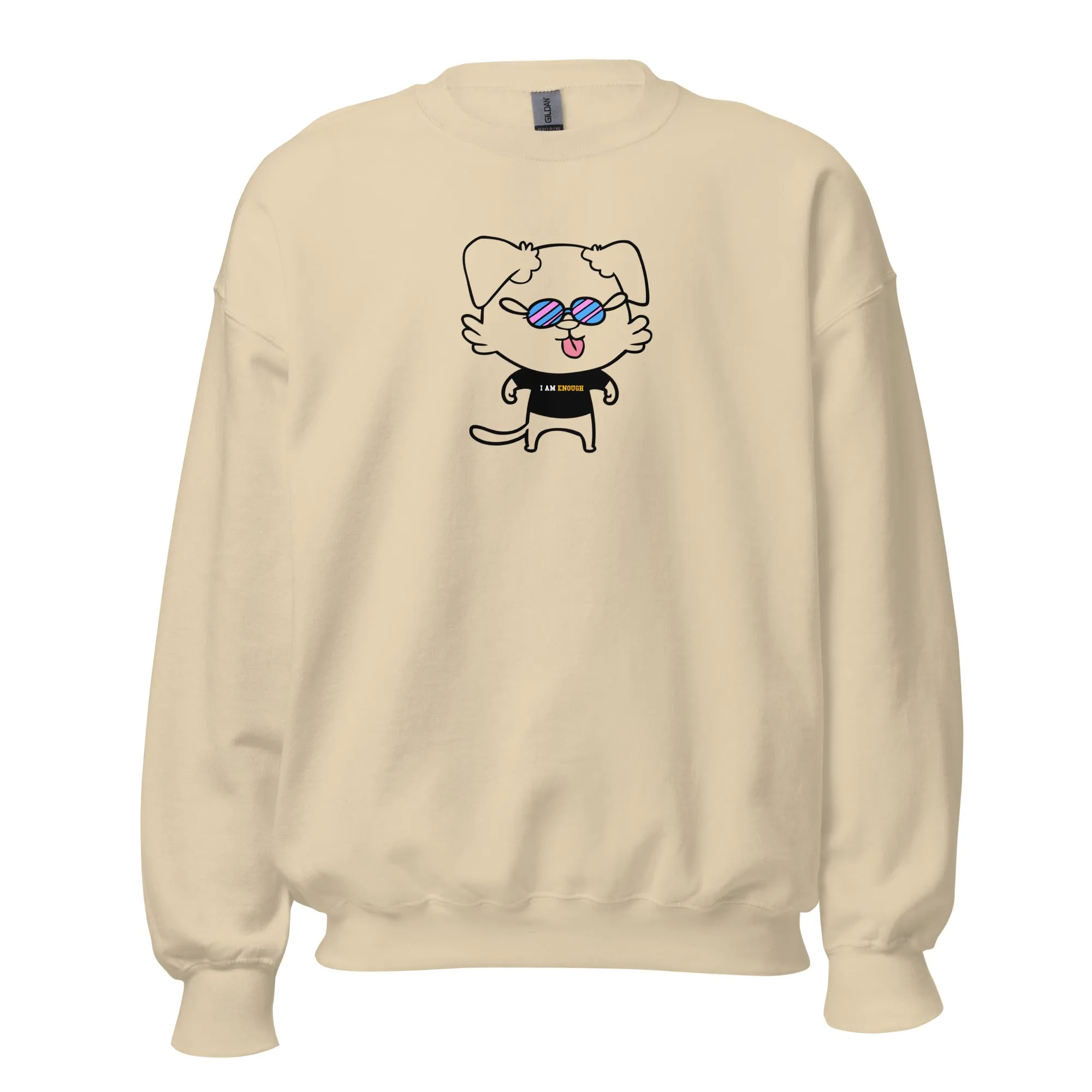 NOT THE LITTLE GUY Collection Mascot Sweatshirt from I Am Enough Collection