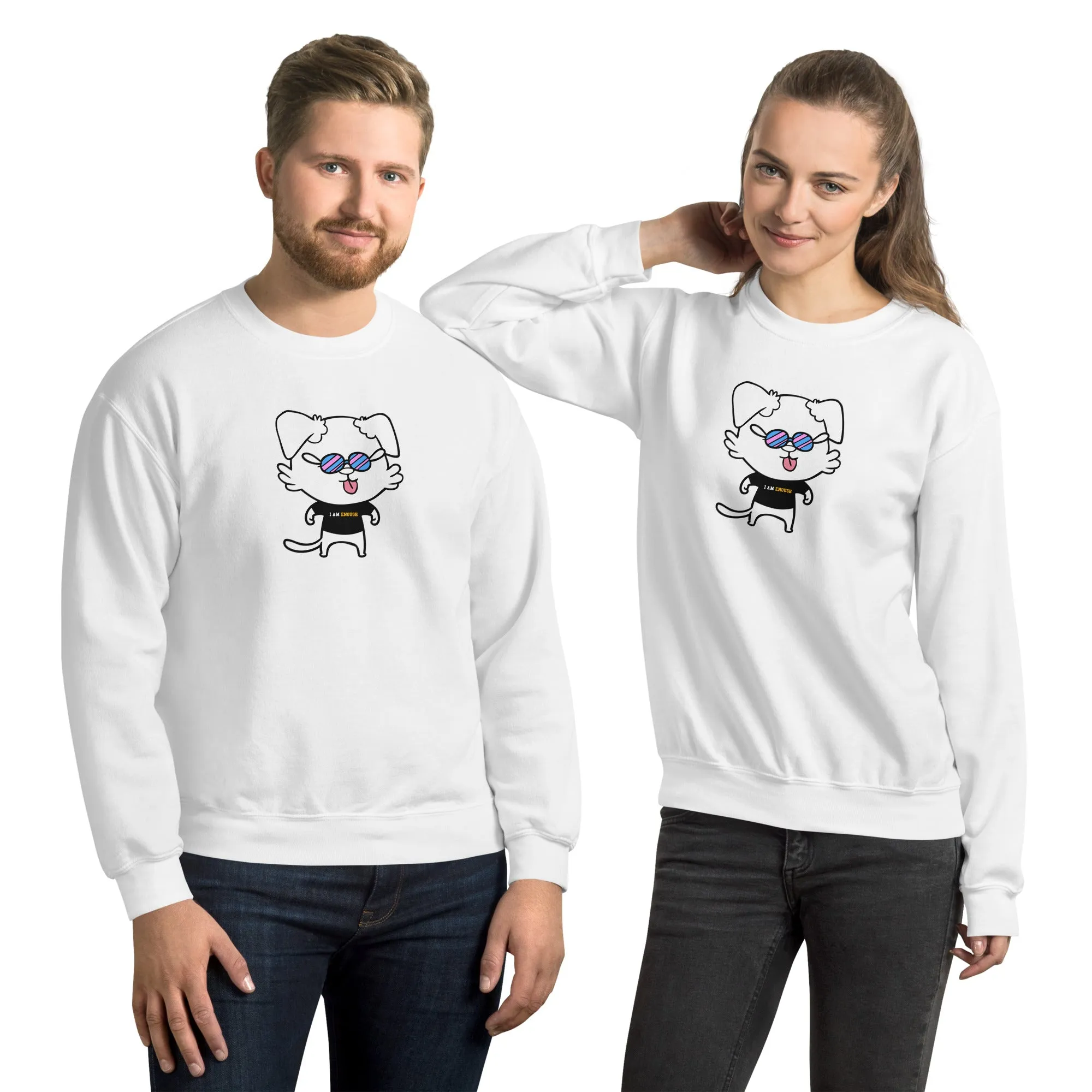 NOT THE LITTLE GUY Collection Mascot Sweatshirt from I Am Enough Collection