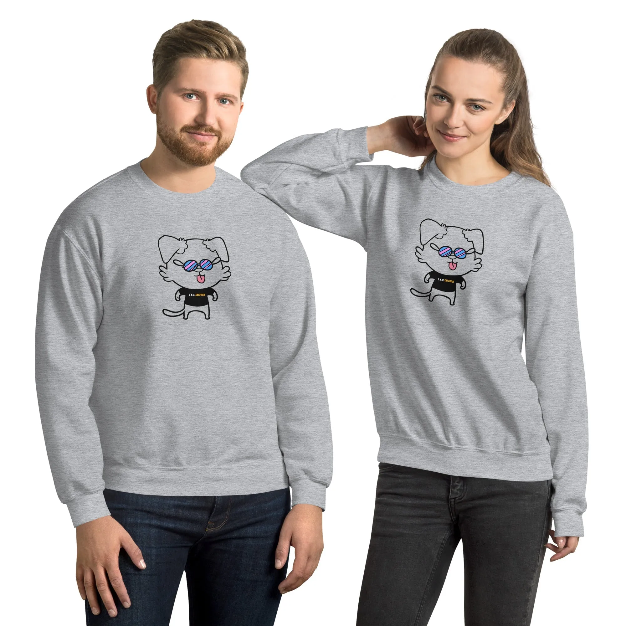 NOT THE LITTLE GUY Collection Mascot Sweatshirt from I Am Enough Collection
