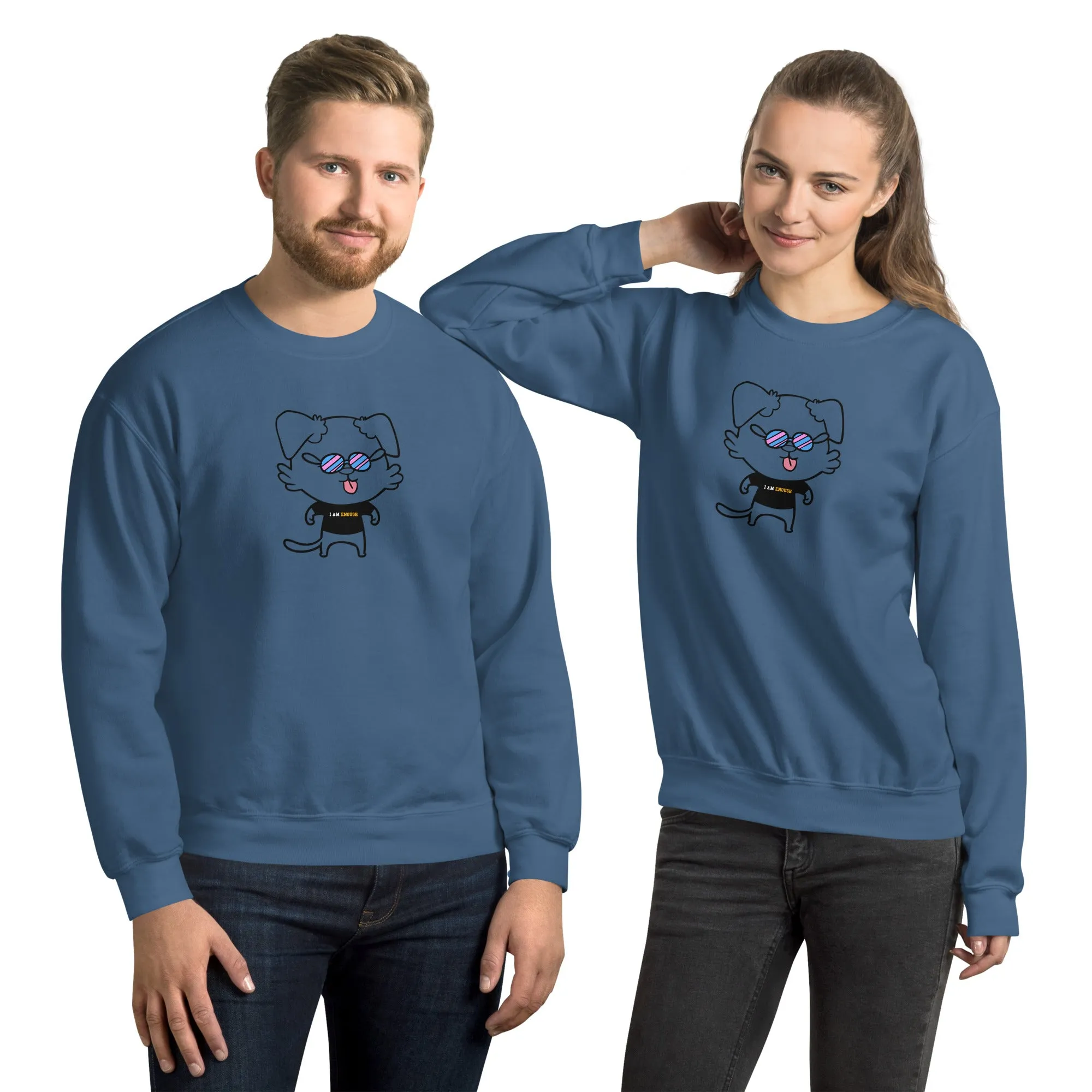 NOT THE LITTLE GUY Collection Mascot Sweatshirt from I Am Enough Collection