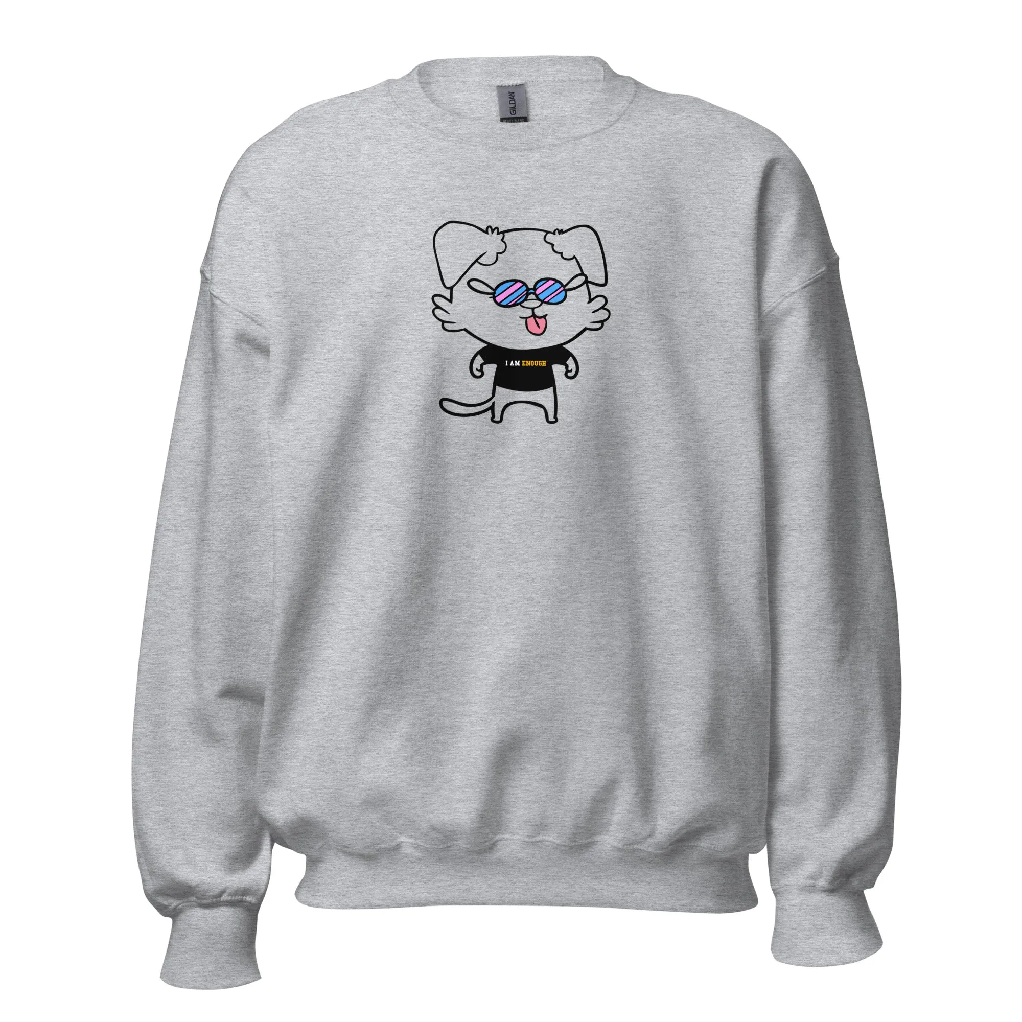 NOT THE LITTLE GUY Collection Mascot Sweatshirt from I Am Enough Collection
