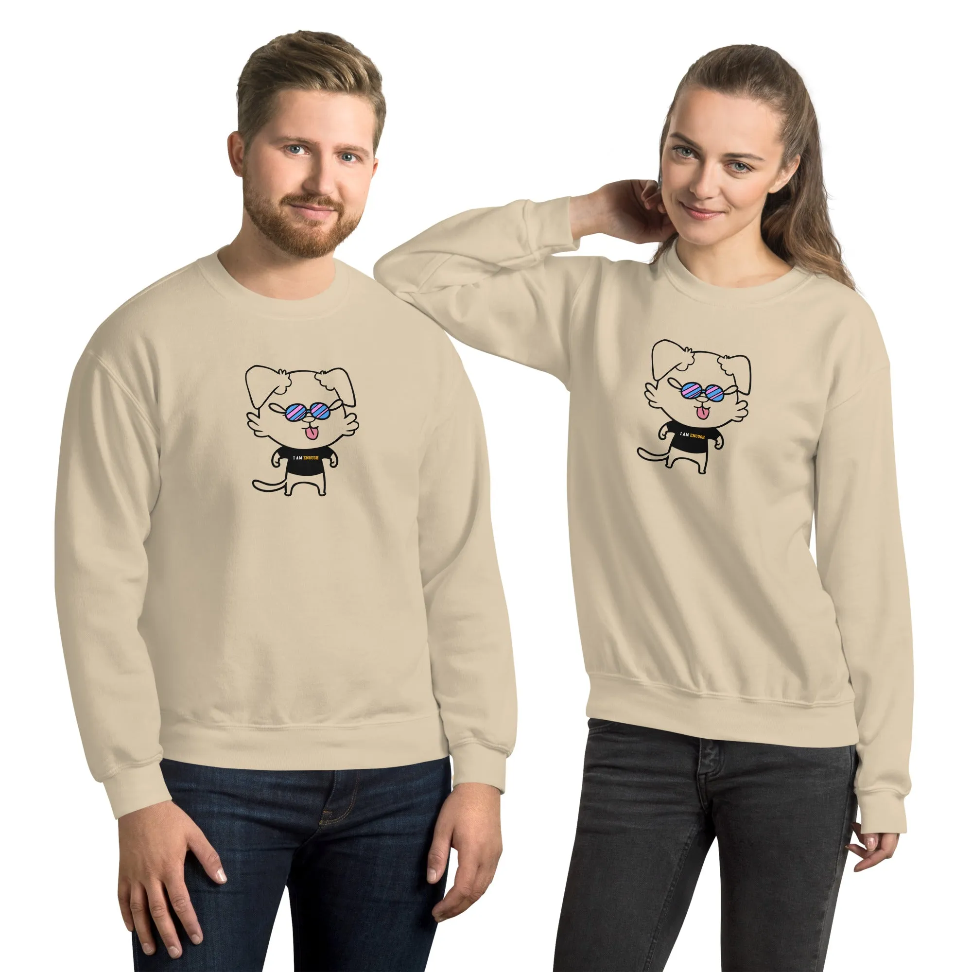 NOT THE LITTLE GUY Collection Mascot Sweatshirt from I Am Enough Collection