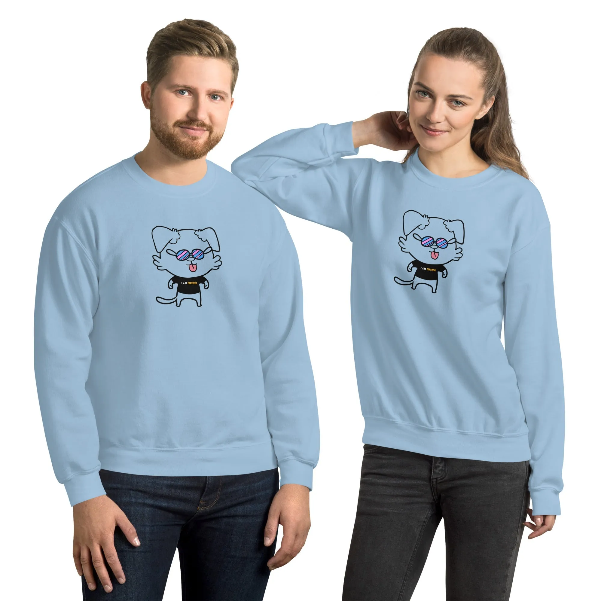 NOT THE LITTLE GUY Collection Mascot Sweatshirt from I Am Enough Collection