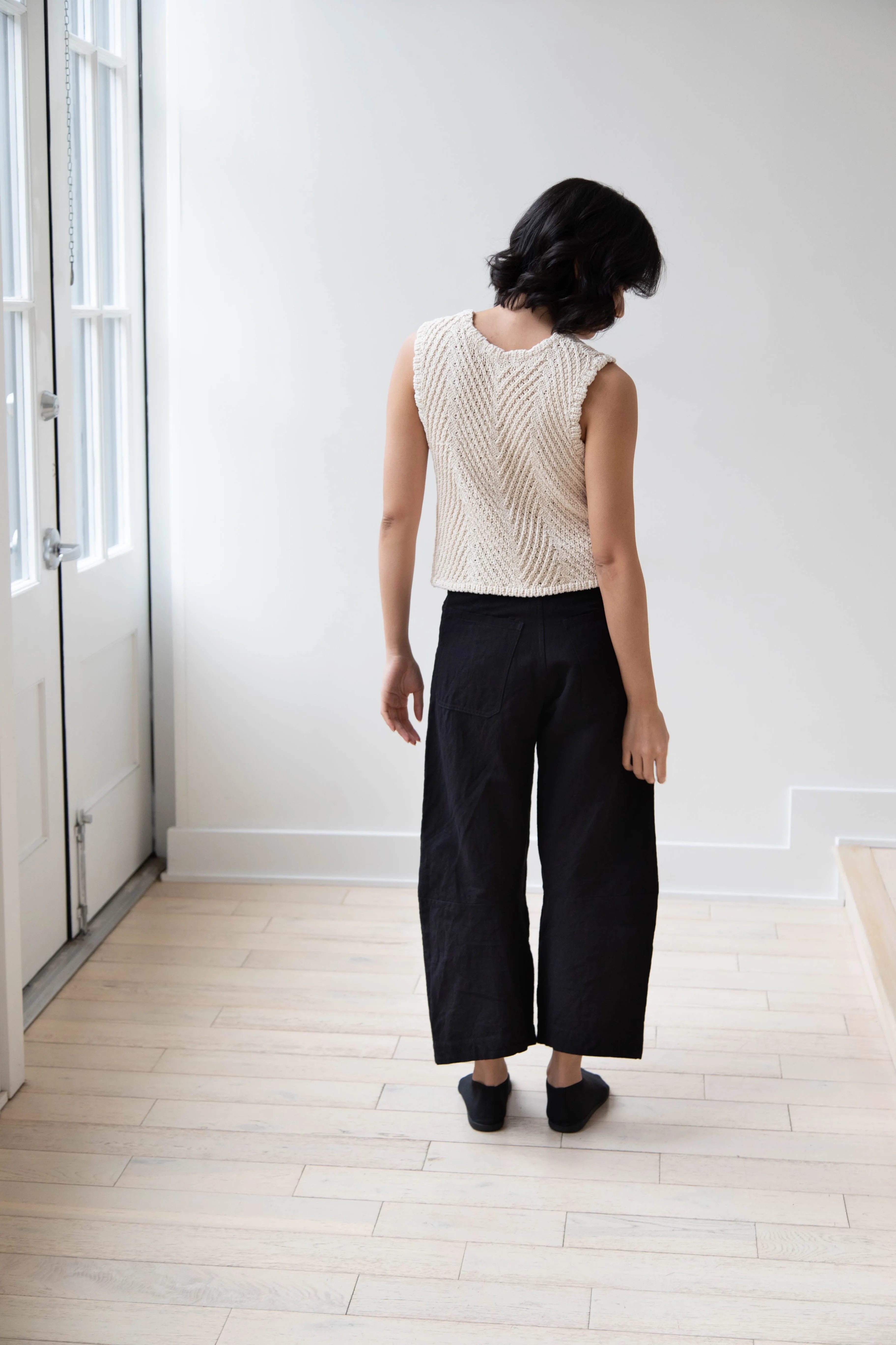 Nothing Written | Rie Cotton Vest in Ivory