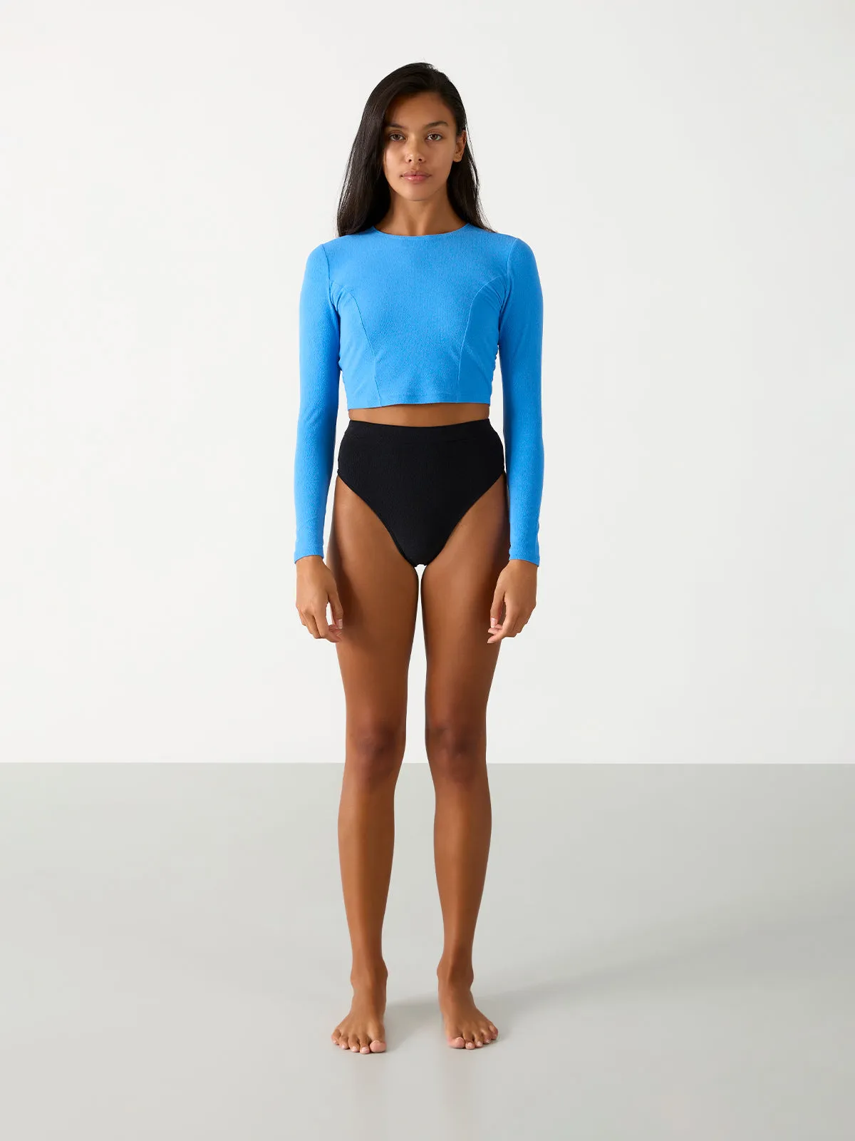 Ocean High Waist Bottom | Black
