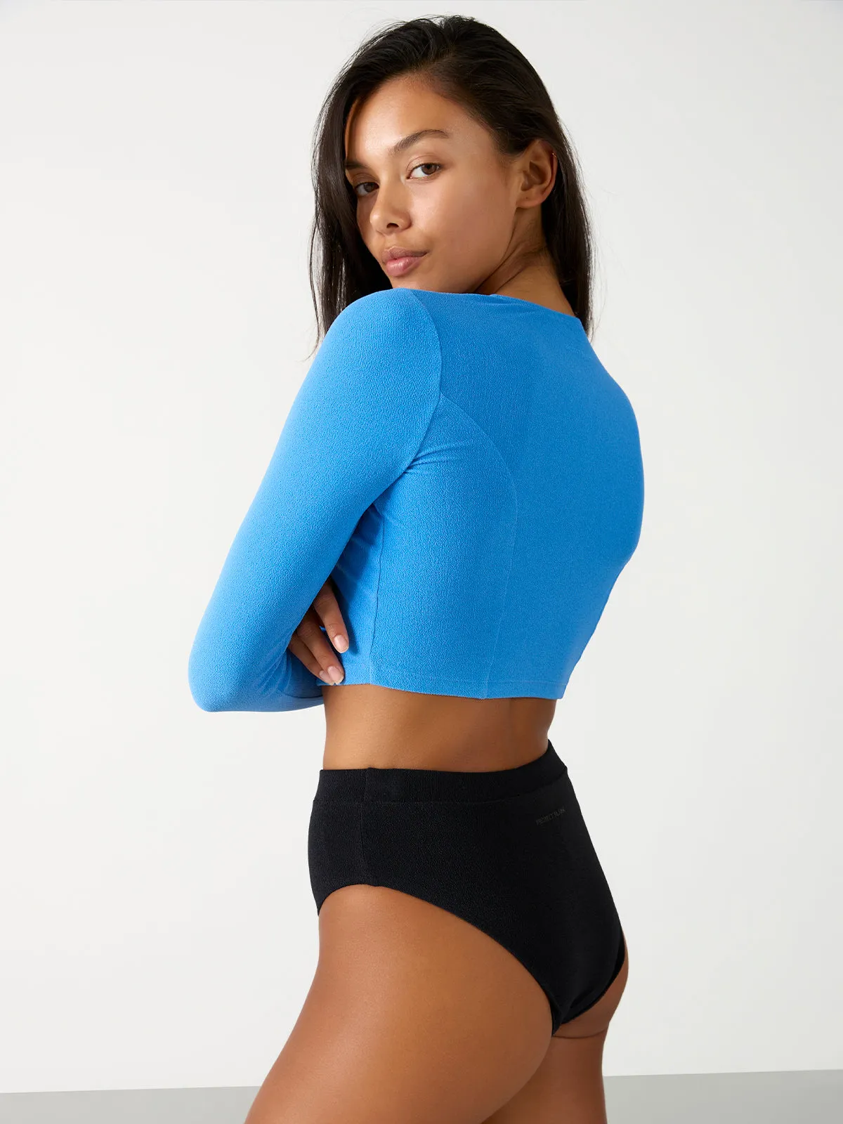 Ocean High Waist Bottom | Black