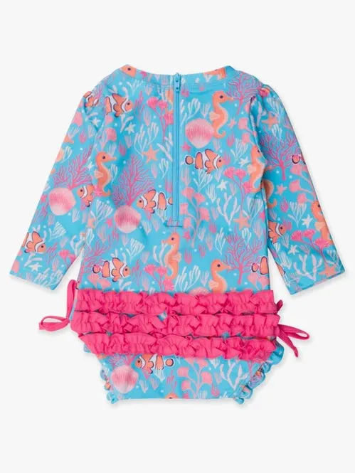 Ocean Tides L/S One Piece Rash Guard