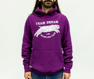 Old English Heavyweight Hoodie Purple