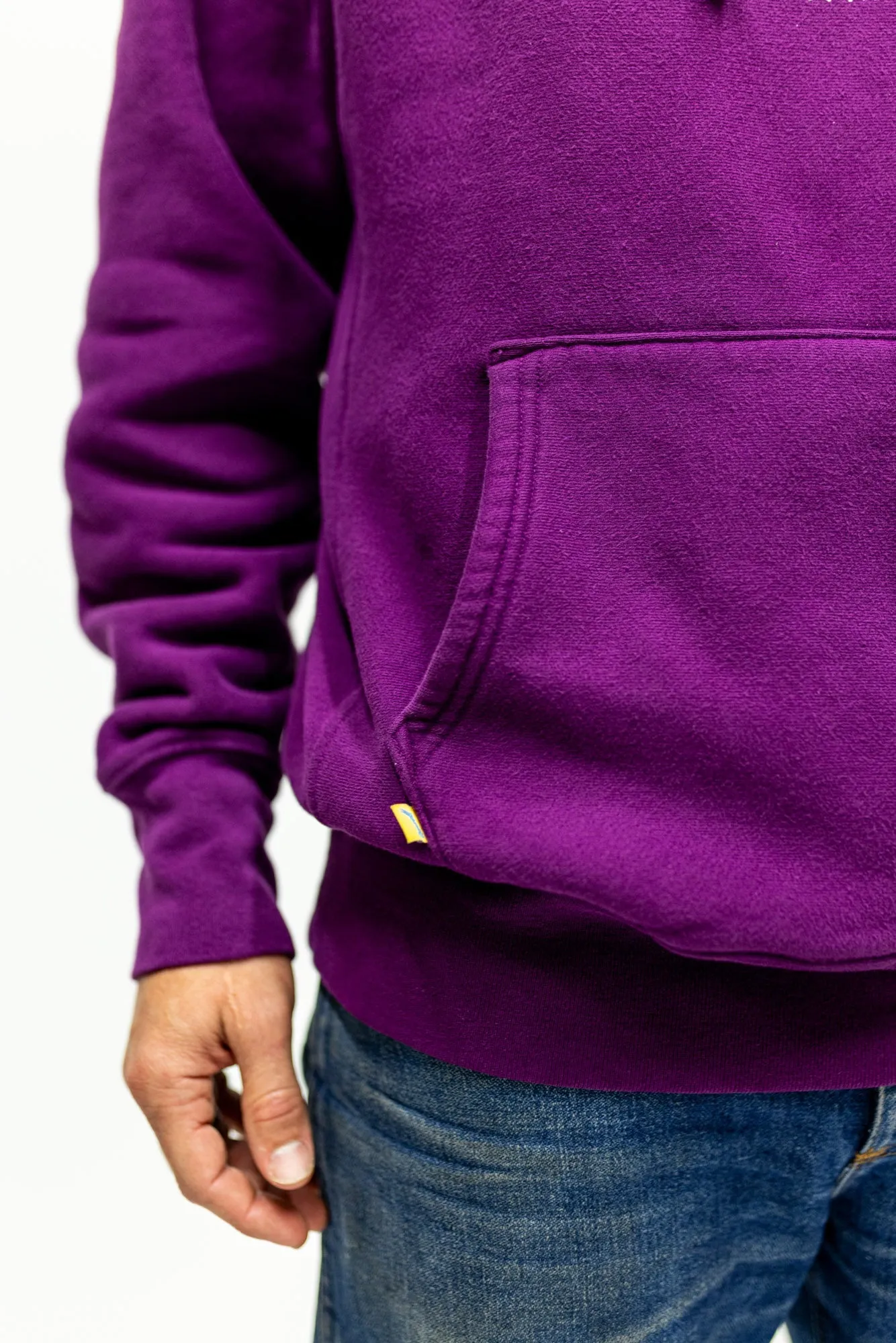 Old English Heavyweight Hoodie Purple