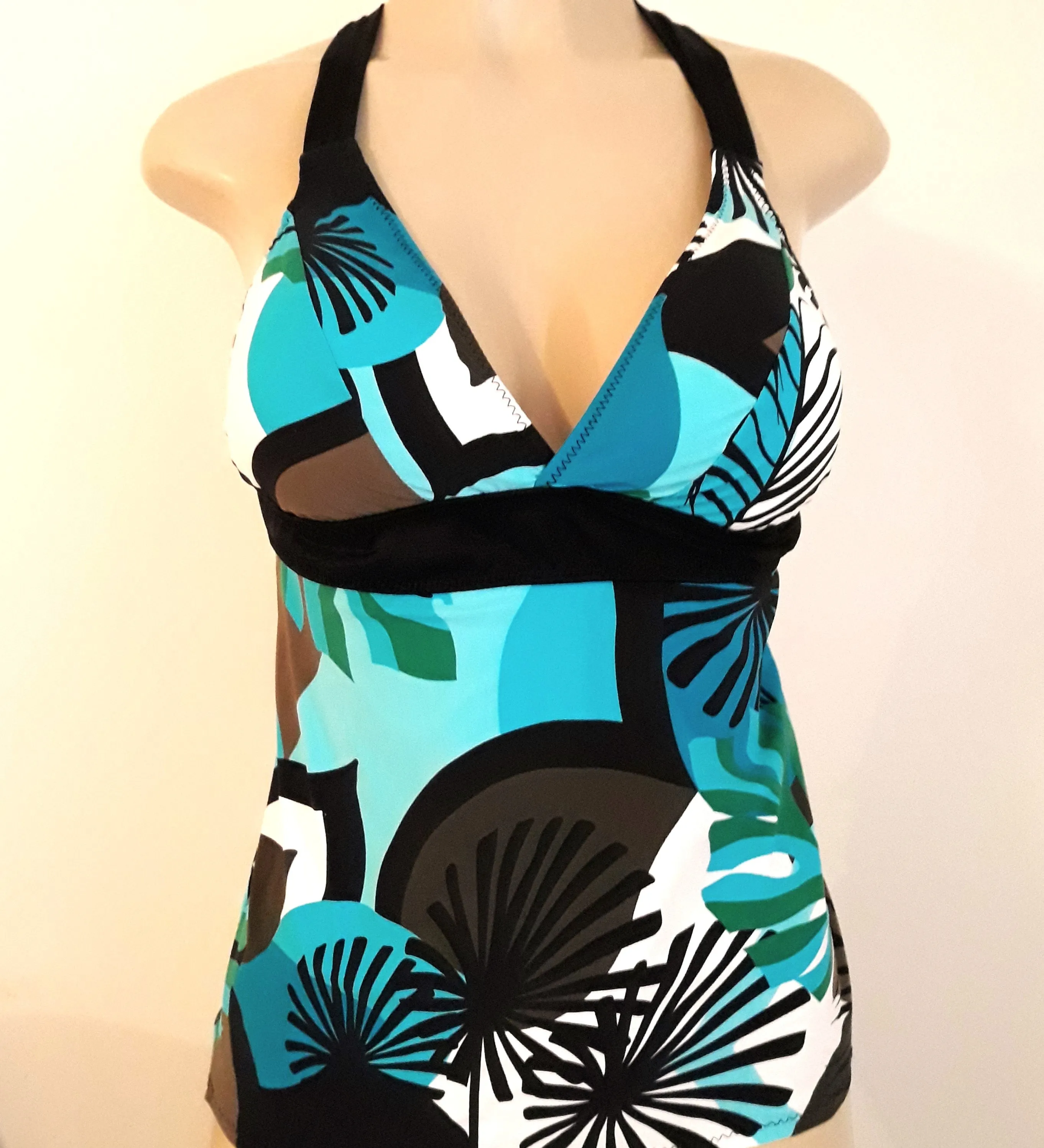 Open Back Tankinis Rib Band