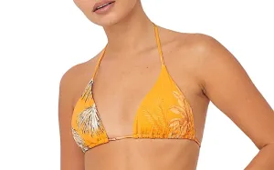 Orange 50 Triangle-Orange 12 Side Tie Bikini